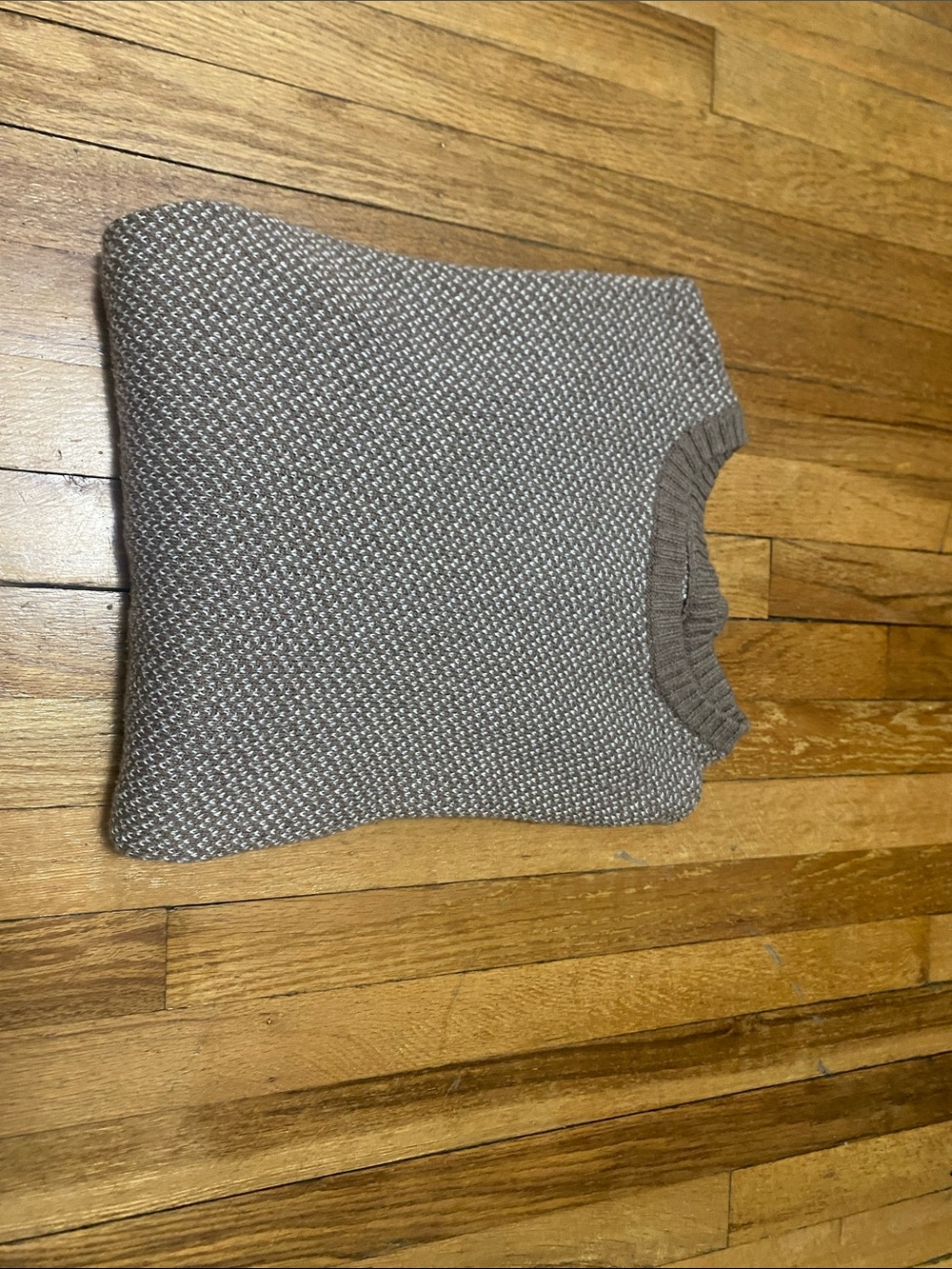 Sonoma Men's Crewneck Sweater in Taupe Heather - Picture 2 of 4